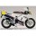 HobbyJAPAN HJM Bike Series No3 1/12 Honda NSR50 '89 Ross White x Seychelles Night Blue Plastic Model image 3