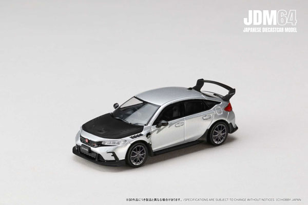HobbyJAPAN 1/64 CIVIC TYPE R (FL5) MUGEN Group.B (2024) Matte Silver