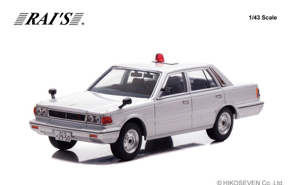 RAI'S 1/43 닛산 세드릭 (YPY30) 1984 가나가와현 경찰 고속도로 교통대 차량 (무표시 실버) 이미지 1