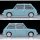 Tomytec Tomica Limited Vintage NEO LV-N379a Nissan PAO (Aqua Gray) 1989 Model imagen 3