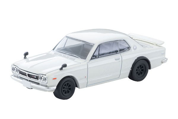 Tomytec LV-N380a Nissan Skyline Hardtop 2000GT-R w/RS Watanabe Wheel (White) 72 Model