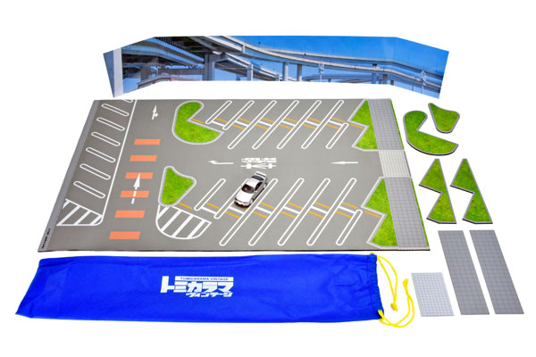 Tomytec Tomica Llama Vintage 14a Daikoku Parking Area Mat C (w/LV-N Nissan Skyline GT-R)