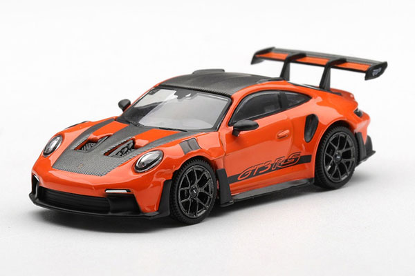 MINI GT 1/64 Porsche 911 (992) GT3 RS Weissach Package Gulf Orange (Left-hand Steering)