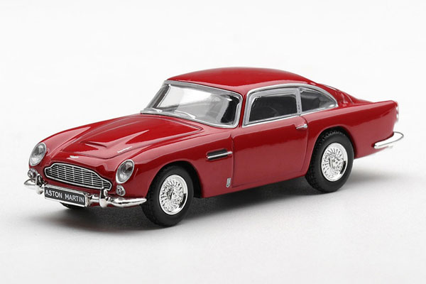 MINI GT 1/64 Aston Martin DB5 Fiesta Red (Right-hand Steering)