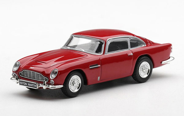 MINI GT 1/64 Aston Martin DB5 Fiesta Red (Right-hand Steering) Bild 1