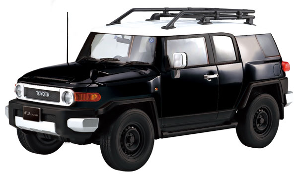 Fujimi 1/24 Car NEXT Series No.25 EX-2 Toyota FJ Cruiser (Two-tone Black / 2011) Plastic Model