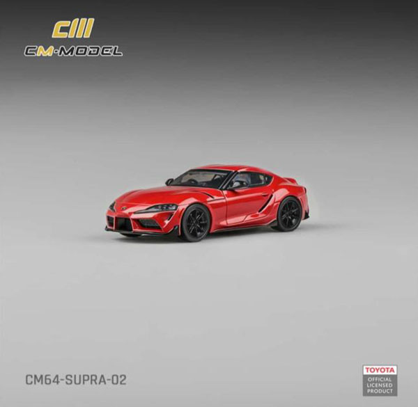 CM MODEL 1/64 Toyota GR Supra Renaissance Red hình ảnh 1