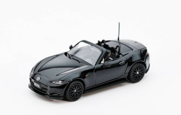Gaincorp Products/enchery 1/64 Mazda MX-5 Roadster Black Bild 1