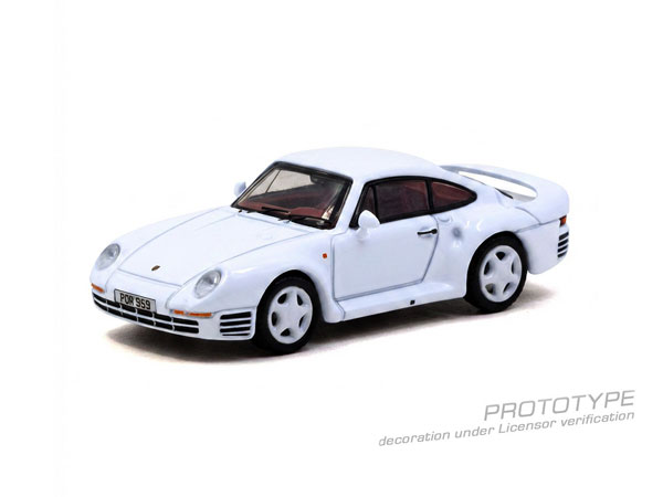 Tarmac Works 1/64 Porsche 959 White (Blister Pack)