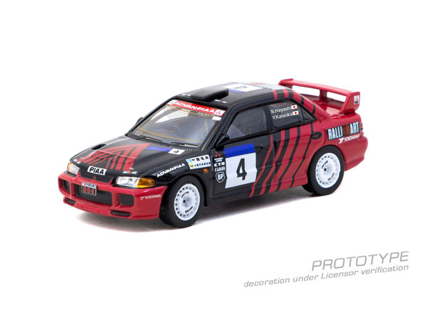 Tarmac Works 1/64 Mitsubishi Lancer Evolution III China Rally 1998 Yoshihiro Kataoka / Satoshi Hayashi (Paper Box)