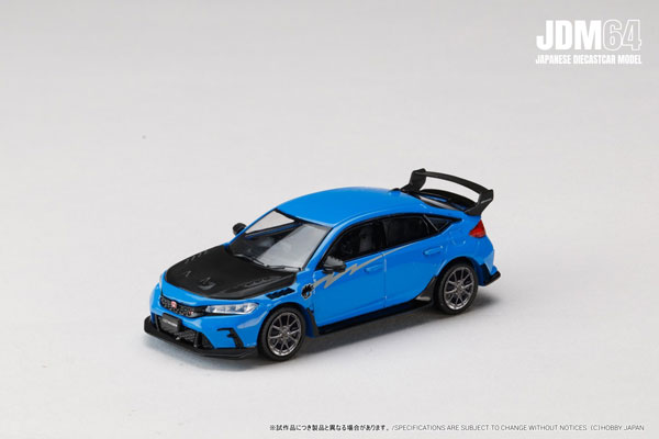 HobbyJAPAN 1/64 CIVIC TYPE R (FL5) MUGEN Group.B (2025) Racing Blue Pearl