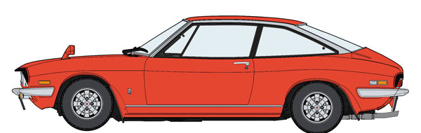 Hasegawa 1/24 Isuzu 117 Coupe Mid Production (XC-J) (1976) Plastic Model Bild 1
