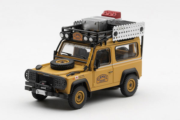 MINI GT 1/64 Land Rover Defender 90 Camel Trophy Borneo 1985 Team Japan (Left-hand Steering) gambar 1