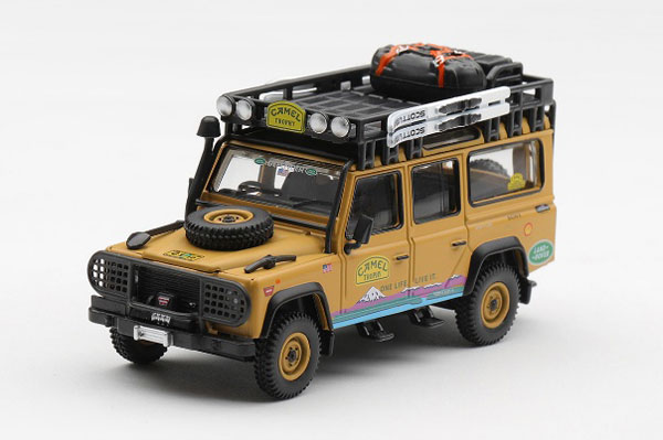 MINI GT 1/64 Land Rover Defender 110 Tierra del Fuego 1998 CT.10 USA (Right-hand Steering)