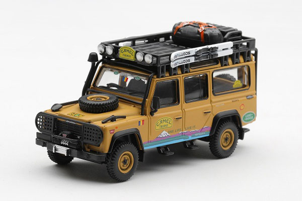 MINI GT 1/64 Land Rover Defender 110 Tierra del Fuego 1998 CT.36 Romania (Right-hand Steering)