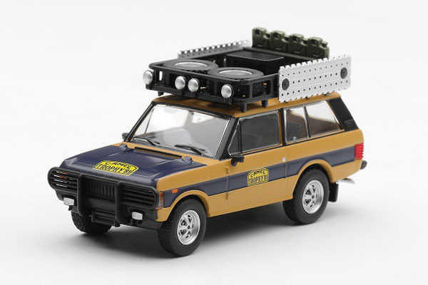 MINI GT 1/64 Range Rover 1981 Camel Trophy Sumatra N.Sudmann & F.Hofmann (Left-hand Steering)