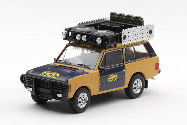 MINI GT 1/64 Range Rover 1981 Camel Trophy Sumatra H.Fischer & W.Bays (Left-hand Steering)