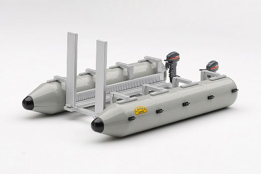MINI GT 1/64 Camel Trophy Pontoon Raft