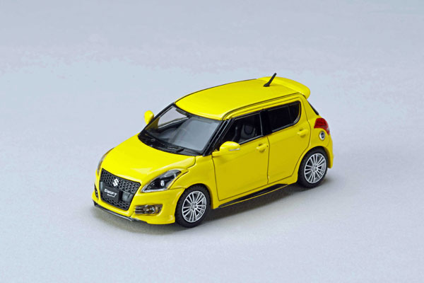 HobbyJAPAN 1/64 Suzuki Swift Sports (ZC32S) Genuine Options Installed Car Champion Yellow 图片 1