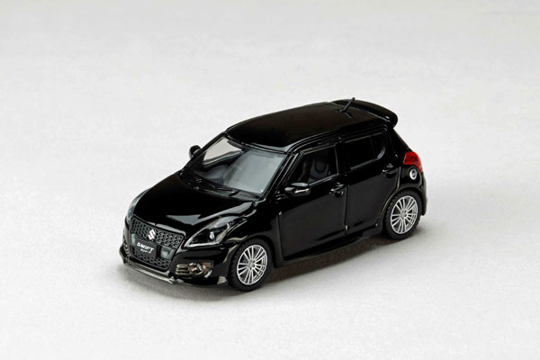 HobbyJAPAN 1/64 Suzuki Swift Sports (ZC32S) Genuine Options Installed Car Super Black Pearl