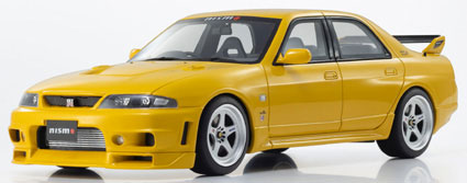 Kyosho KYOSHO Original 1/18 samurai Series Nissan Skyline GT-R Autech Version Tuned by Nismo (Yellow)