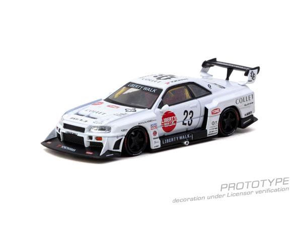 Tarmac Works 1/64 LB-ER34 Super Silhouette SKYLINE White