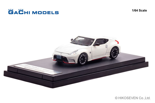 GACHI MODELS 1/64 Nissan Fairlady Z nismo (2014) Brilliant White Pearl Bild 1