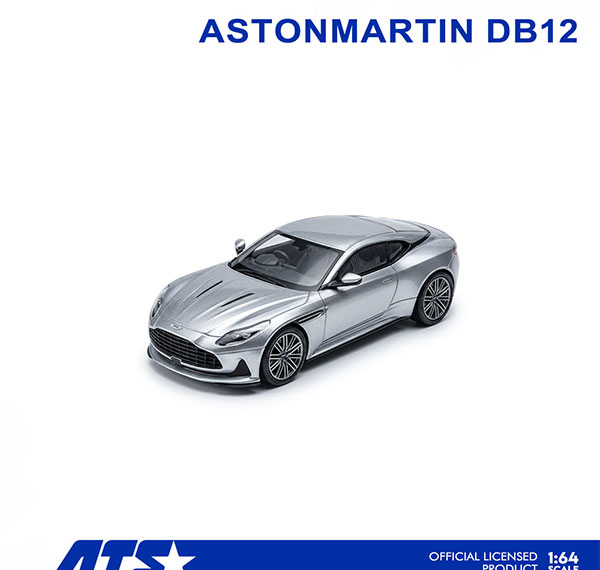 ATS-MODELS 1/64 Aston Martin DB12 Lightning Silver รูปภาพ 1