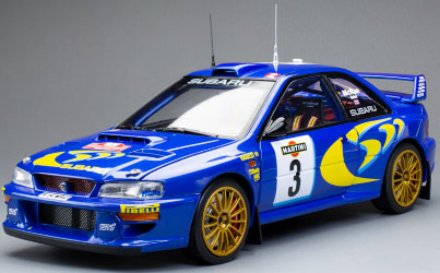 Sunstar 1/18 Subaru Impreza S5 WRC 1998 Rallye Sanremo 3rd Place #3 C.McRae/N.Grist