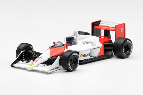 MINI GT 1/64 McLaren MP4/4 Canada Grand Prix 1988 2nd Place Car #11 Alain Prost