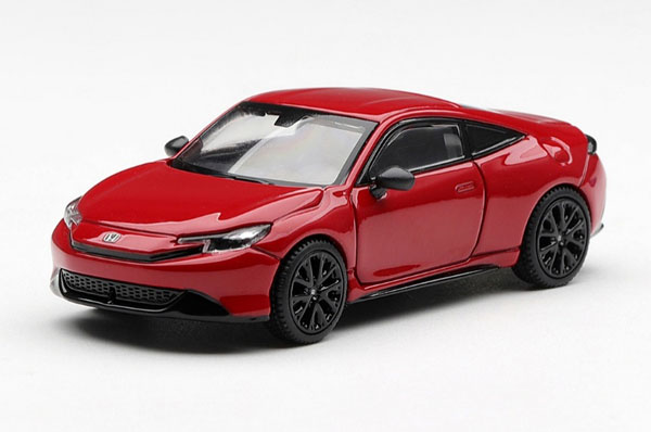 MINI GT 1/64 Honda Prelude Rally Red (Right-hand Steering)