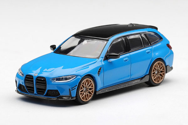 MINI GT 1/64 BMW M3 M Performance Touring Riviera Blue (Right-hand Steering)