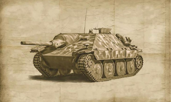 Italeri 1/35 WW.II German Army Jagdpanzer 38 (t) Hetzer Plastic Model