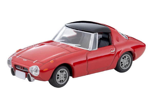 Tomytec Tomica Limited Vintage LV-139d Toyota Sports 800 Custom Wheel Installed Car (Red) '69 Type