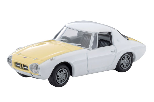 Tomytec Tomica Limited Vintage LV-215b Toyota Sports 800 Custom Color (White/Yellow) '65 Type