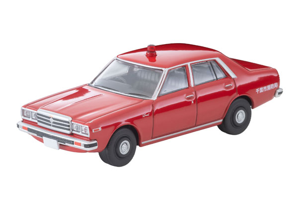 Tomytec Tomica Limited Vintage NEO LV-N384a Nissan Laurel 1800 Custom Fire Command Vehicle (Fire Bureau Chiba) 1978 Type