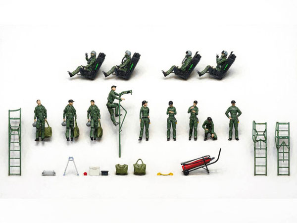 ModeLink 1/144 JASDF Pilot / Bodenpersonal Set