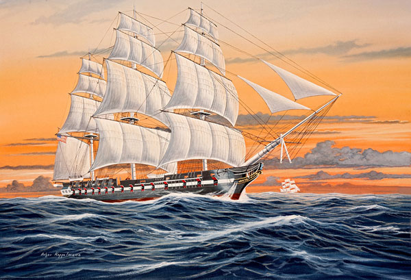 Revell Germany 1/96 USS Constitution Navy 250th Anniversary Plastic Model