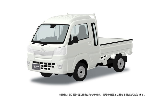 Aoshima RakuPla Snap Kit No.29-WE Daihatsu S500P Hijet Truck Jumbo (White) Plastic Model