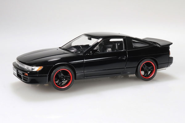 Aoshima RakuPla Snap Kit No.27CU-BK Nissan Sileighty Custom (Black) Plastic Model