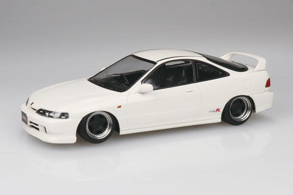 Aoshima RakuPla Snap Kit No.22CU-CW Honda DC2 Integra Type R Custom Wheel (Championship White)