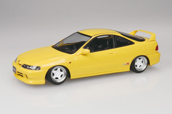 Aoshima RakuPla Snap Kit No.22CU-SY Honda DC2 Integra Type R Custom Wheel (Sunlight Yellow) Plastic Model