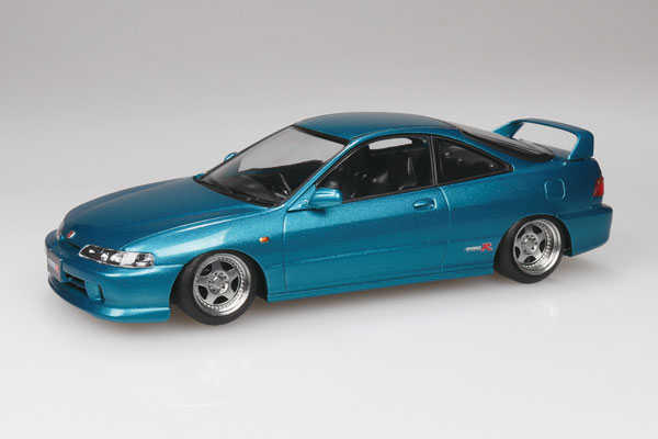Aoshima RakuPla Snap Kit No.22CU-MG Honda DC2 Integra Type R Custom Wheel (Metallic Green) Plastic Model