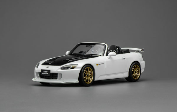 MOTORHELIX 1/18 Honda S2000 (AP2) MUGEN Platinum White Pearl