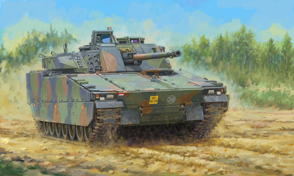 Hobby Boss 1/35 Serie Vehículos de Combate Vehículo de Combate de Infantería Holandés CV90-35 Maqueta de Plástico imagen 1