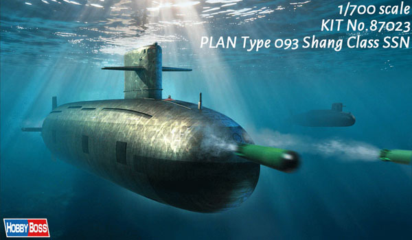 Hobby Boss 1/700 Submarine Series PLA Navy Type 093 Nuclear Submarine (Shang Class) Plastic Model