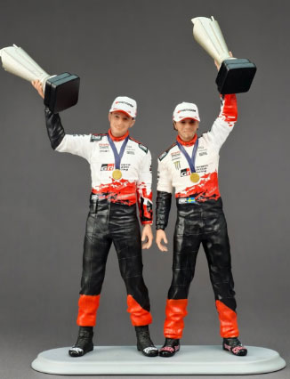 Sunstar 1/18 Figur 2026 Monte Carlo Rally Sieger #99 Oliver Solberg/Edmondson Elliott Bild 1