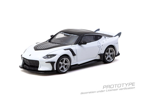 Tarmac Works 1/64 Nissan VeilSide FFZ400 Fairlady Z Weiß (Papierbox) Bild 1
