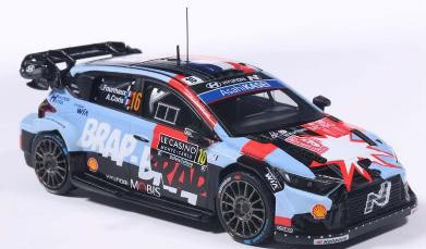 Ixo Models 1/43 Hyundai i20 N Rally1 2026 Rally Monte Carlo #16 A.Fourmaux/A.Coria