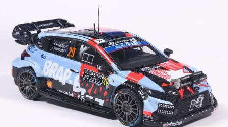 Ixo Models 1/43 现代i20 N Rally1 2026 蒙特卡洛拉力赛 #20 H.Paddon/J.Kennard 带Lite Pod 图片 1